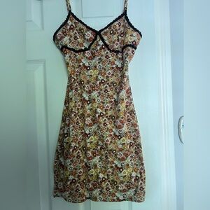 Floral Spaghetti Strap Dress